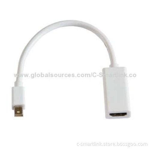 Mini DisplayPort to HDMI Adapter/Cable for Apple's MacBook, iMac, 0.15m Cable Length/Supports 1,080P